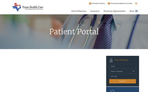 Patient Portal - Texas Health Care