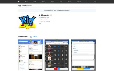 ‎KidReports on the App Store