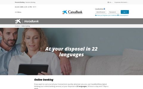 Online banking | HolaBank | CaixaBank