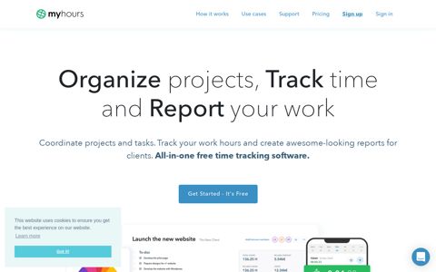 My Hours: Free Time Tracking for your Projects and Tasks
