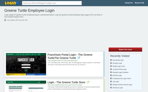 Greene Turtle Employee Login - Loginii.com