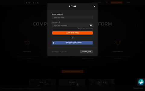 Log in to FACEIT - FACEIT.com