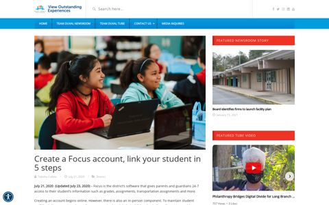 Create a Focus account, link your student in 5 steps – Team ...