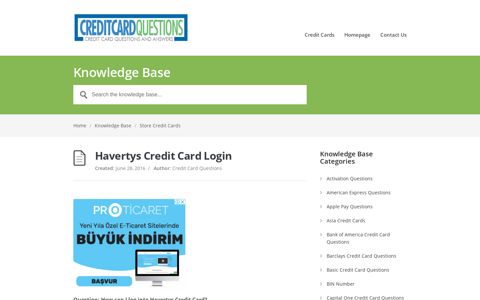 Havertys Credit Card Login - Credit Card QuestionsCredit ...