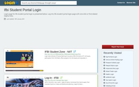 Ifbi Student Portal Login - Loginii.com