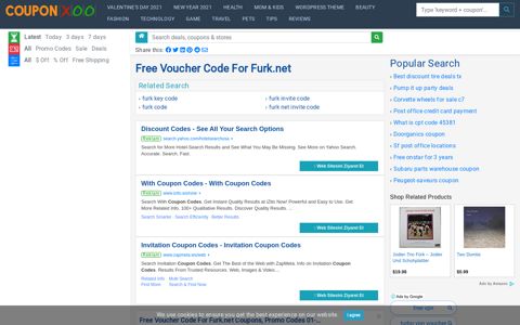 Free Voucher Code For Furk.net - 12/2020 - Couponxoo.com