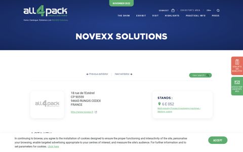 NOVEXX Solutions - Multi-industry process & packaging ...