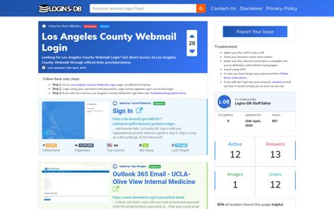 Los Angeles County Webmail Login - Logins-DB