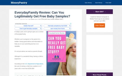 EverydayFamily Review: Can You Legitimately Get Free Baby ...