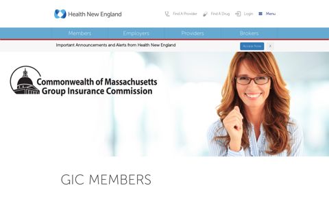 GIC Members - Health New England