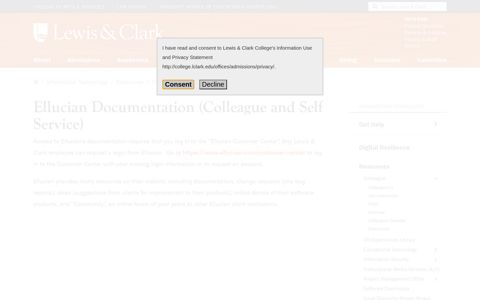 Ellucian Documentation (Colleague and Self Service ...