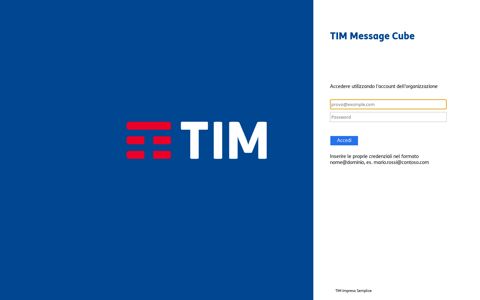 TIM Message Cube