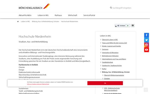 Hochschule Niederrhein - Mönchengladbach.de