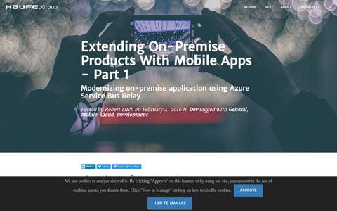 Extending On-Premise Products With Mobile Apps - Part 1 ...