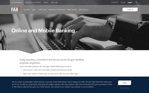 Online and Mobile Banking | First Abu Dhabi Bank (FAB) - Egypt