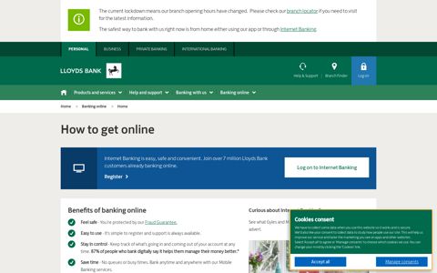 Internet Banking – Online & Mobile - Lloyds Bank