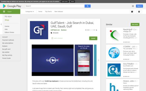 GulfTalent - Job Search in Dubai, UAE, Saudi, Gulf - Apps on ...