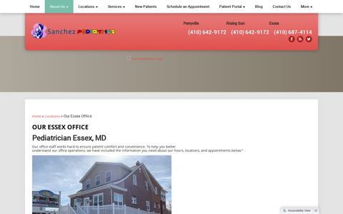 Our Essex Office - Sanchez Pediatrics | Perryville, MD ...