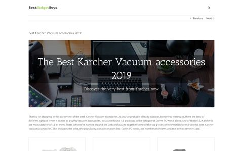Best Karcher Vacuum accessories 2019 - Best Gadget Buys
