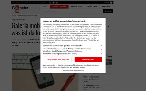 Galeria-mobil-Kunden ziehen um - COMPUTER BILD