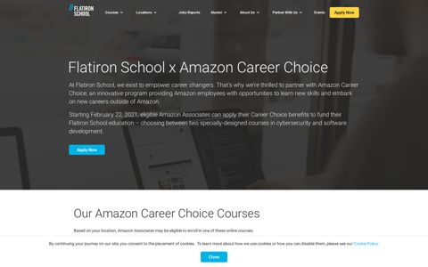Flatiron School x Amazon Career Choice | Flatiron School