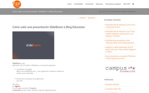 Cómo subir una presentación SlideBoom a Blog Educastur ...