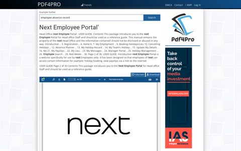 Next Employee Portal - PDF4PRO