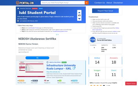 Iukl Student Portal