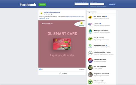 Easy pay with IGL Smart Card. Get one... - Indraprastha Gas ...