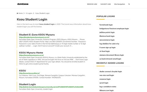 Ksou Student Login ❤️ One Click Access - iLoveLogin