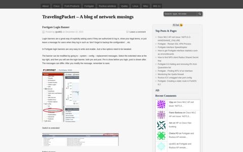 Fortigate Login Banner | TravelingPacket - A blog of network ...