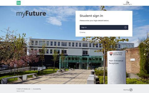 Student sign in - Leeds Trinity University