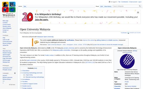 Open University Malaysia - Wikipedia