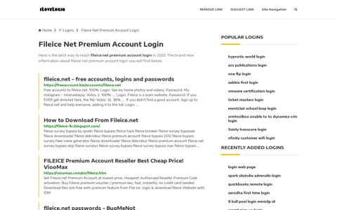 Fileice Net Premium Account Login ❤️ One Click Access