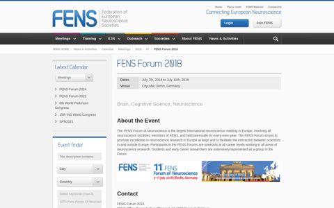 FENS Forum 2018