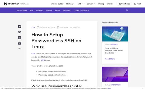 How to Enable Passwordless SSH in Linux – Step-by-Step ...