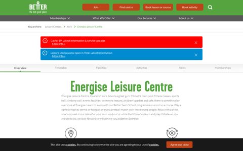 Energise Leisure Centre | Gym, Swimming Pool, Climbing ...