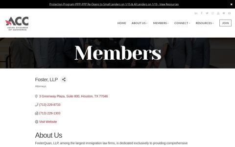 Foster, LLP | Attorneys - Asian Chamber of Commerce ...