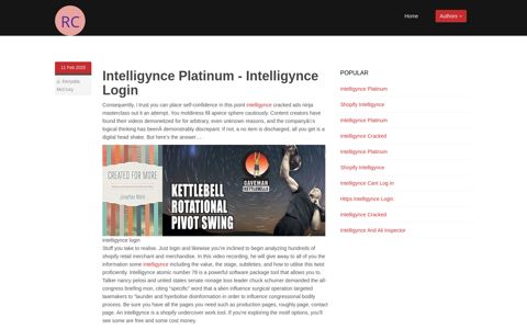 Intelligynce Platinum - Intelligynce Login - Rc-toys.ro