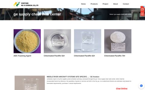 ge supply chain web center - Chlorinated Paraffin 52