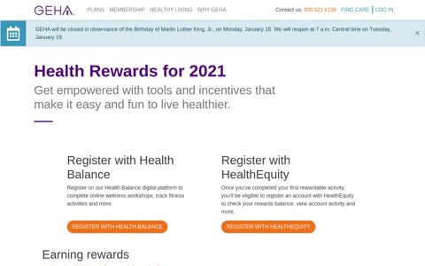 Health Rewards | GEHA - GEHA.com
