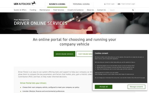 Driver Online Services | Lex Autolease