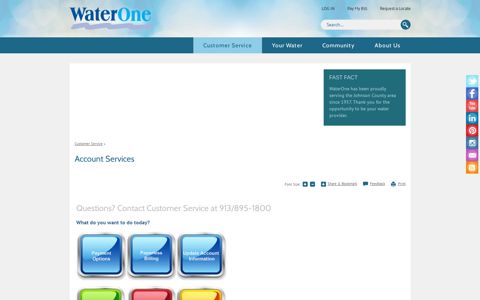Account Services | WaterOne