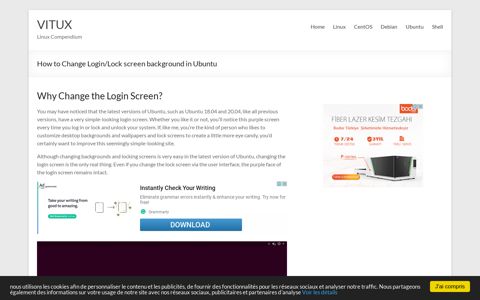 How to Change Login/Lock screen background in Ubuntu