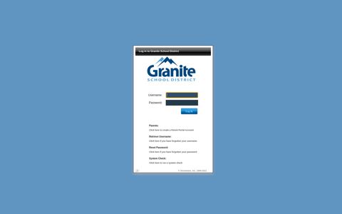 Granite School District Portal