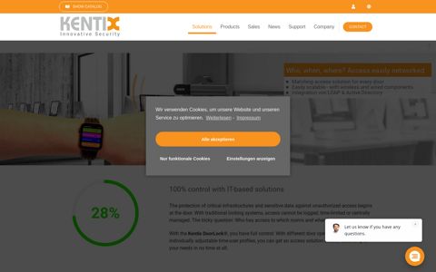 ⁣Online Access Control made easy - IT-linkable and ... - Kentix