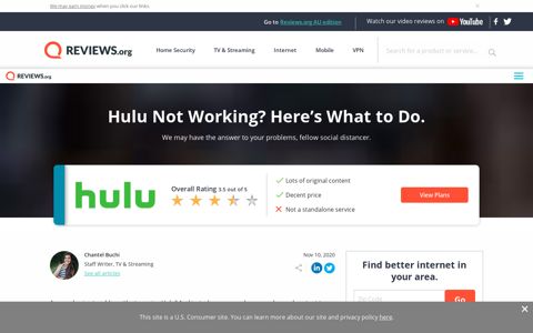 Hulu Not Working?: Error Codes, Tips, & More | Reviews.org