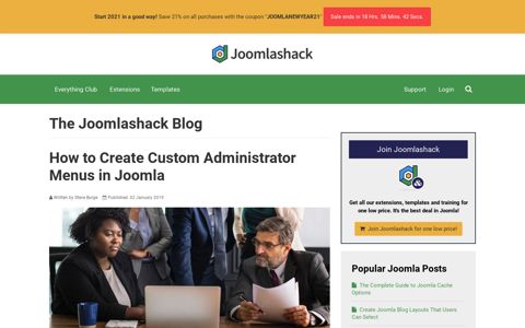How to Create Custom Administrator Menus in Joomla ...