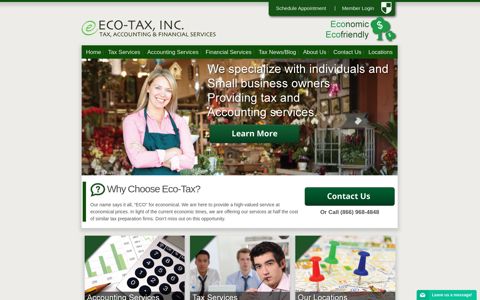 Eco-Tax, INC: Homepage