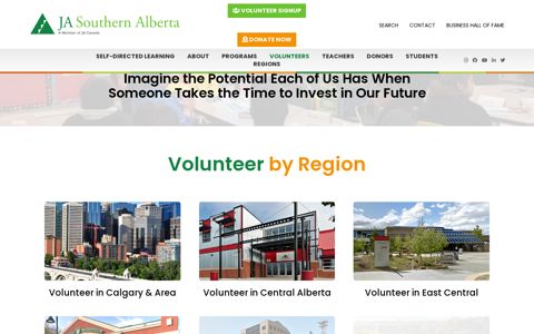 Volunteers - JA Southern Alberta - Financial Literacy, Work ...